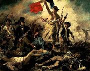 Eugene Delacroix Liberty Leading the People oil on canvas